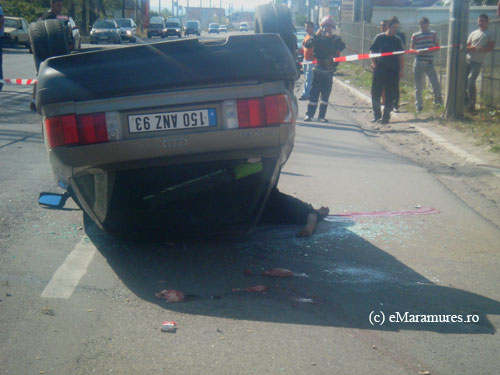 FOTO: Accident mortal Baia Mare, bdul Independentei, 15 septembrie 2009 (c) eMaramures.ro